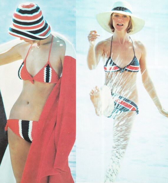 Crochet Bikini Pattern Bathing Suit 