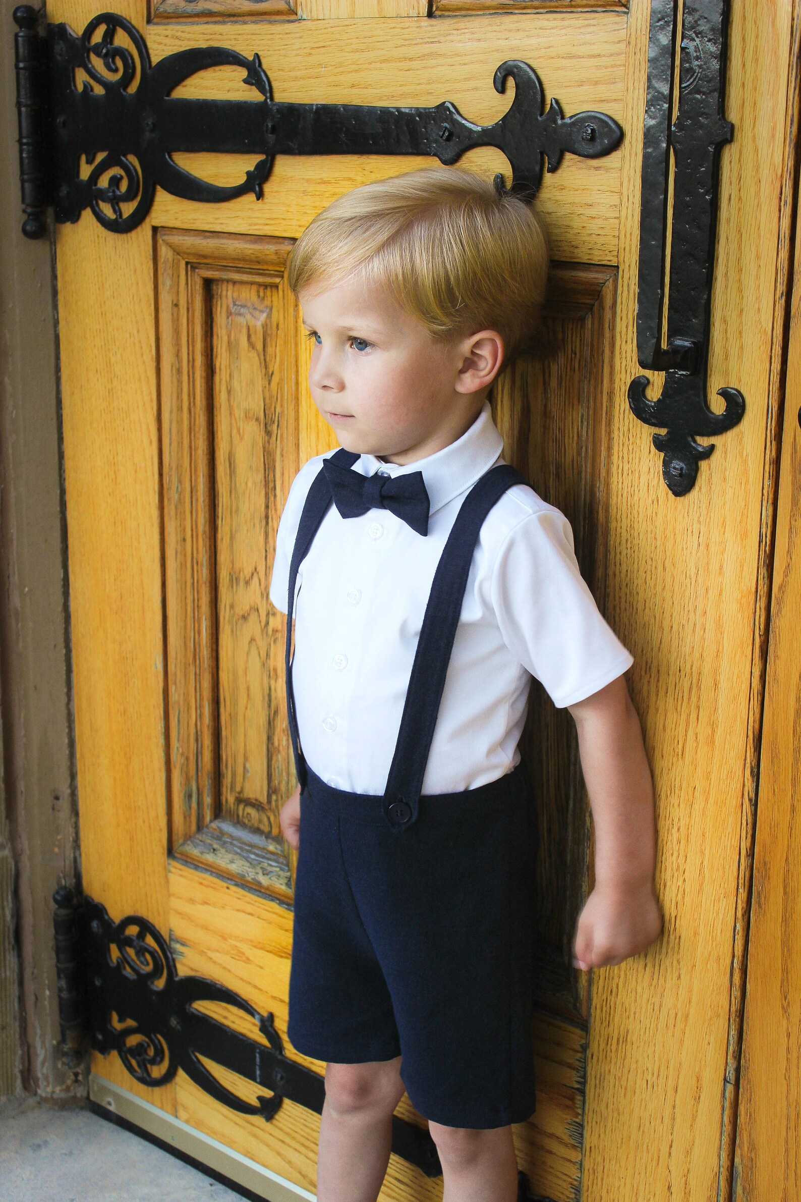 Vintage Style Toddler Boys Suspender Shorts Little Boys Ring Etsy