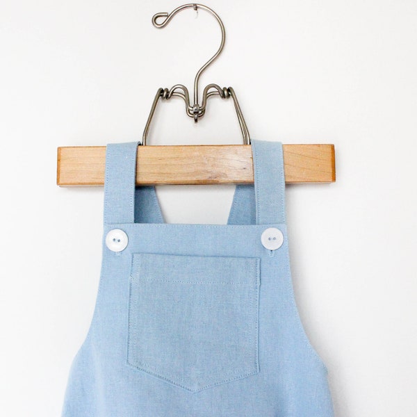 Baby Romper Linen Etsy