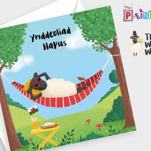 Ymddeoliad Hapus - Le mouton Welsh Woolies - Bonne retraite