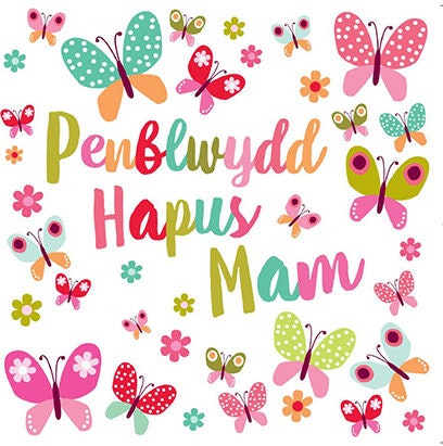 Penblwydd Hapus Mam | Etsy