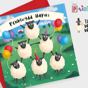 Penblwydd Hapus - les gallois Woolies (debout sur la tête des chapeaux de fête)