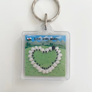 Love from Wales Keyring