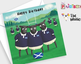 Happy Birthday (Scottish Rugby Woolies)