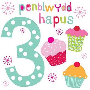 Penblwydd Hapus 3 - 'Happy Birthday 3'