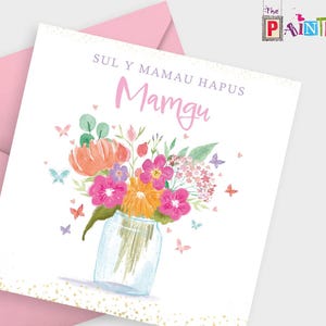 Sul y Mamau Hapus Mamgu (Blumenvase)