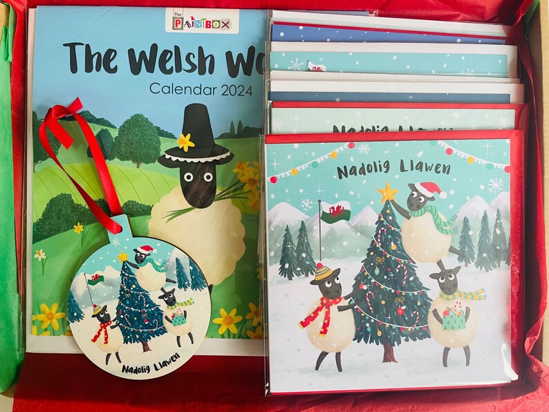 Lucky Dip Christmas Box 2025 christmas Tree Welsh Woolies Etsy