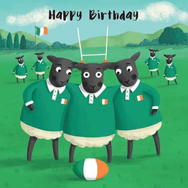 Happy Birthday (Irish Woolies Rugby)