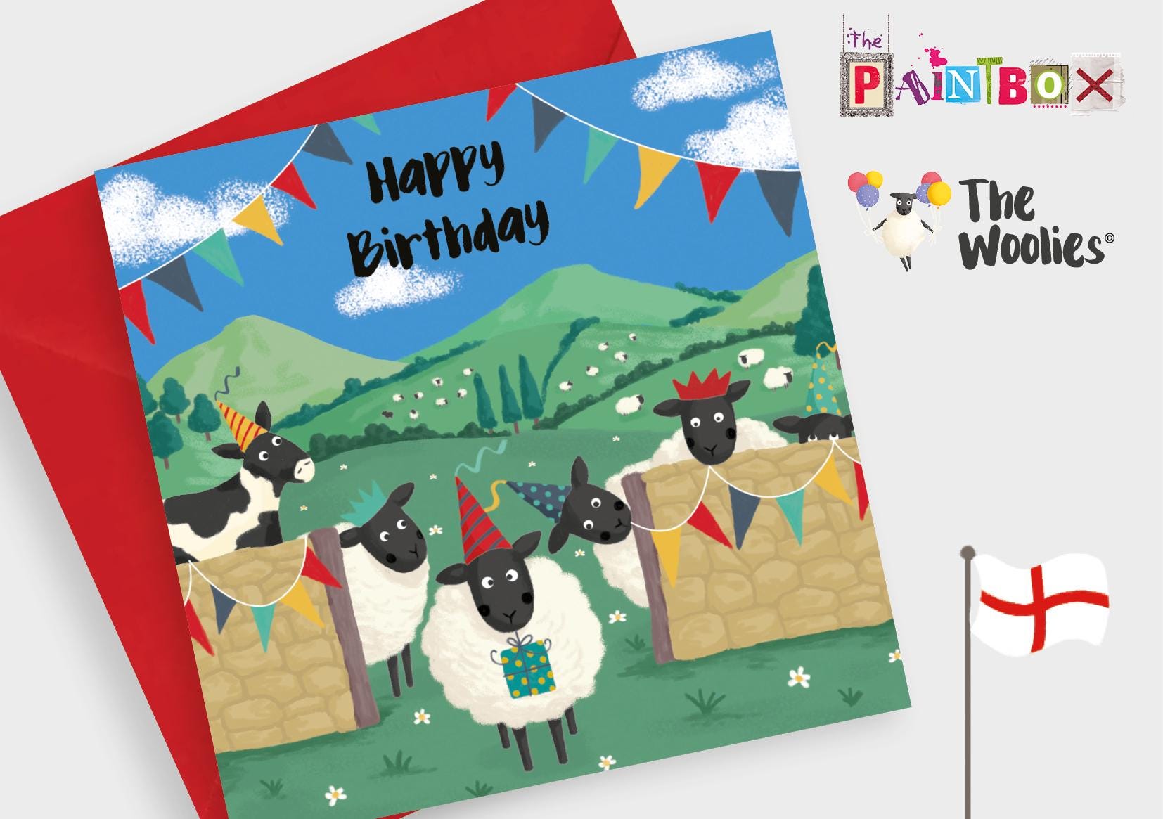 Happy Birthday (the woolies, with cow)