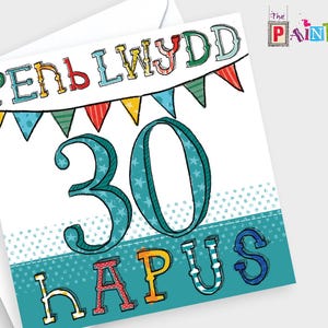 Penblwydd Hapus 30