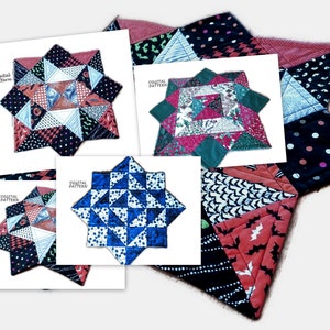 Quilted Star Table Topper Pattern: Charm Pack Friendly (PDF Pattern)