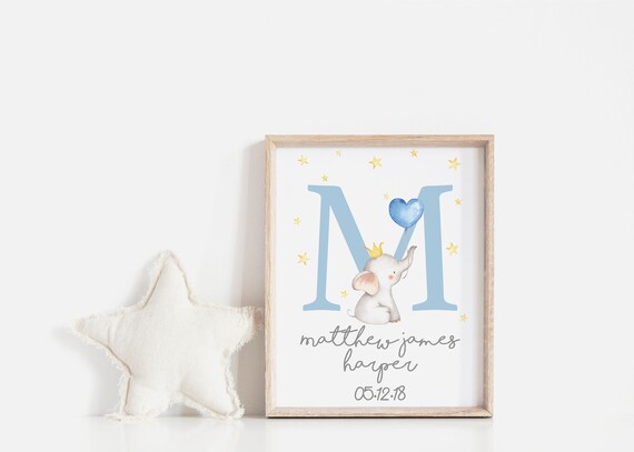 personalised nursery wall art