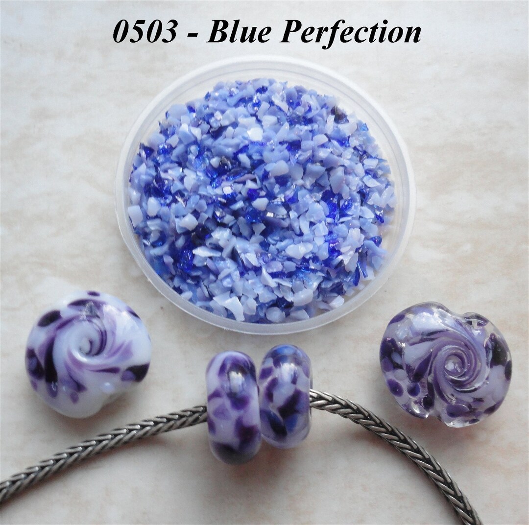 0503 Blue Perfection - Glass Frit Blend - K1 - COE 92-96 (can Be Used ...