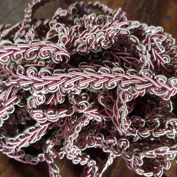 Ancien Galon à Pointes (164) Et Passementerie Vintage - Ruban Décoratif