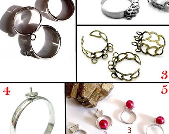 5 models to choose from! 10 adjustable rings with rings or bails