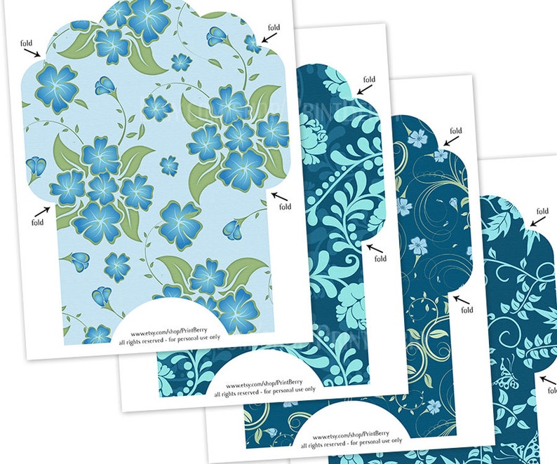 floral envelopes 4x6 envelopes printable envelope template etsy