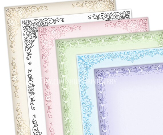printable writing paper stationery paper letter writing letter etsy canada