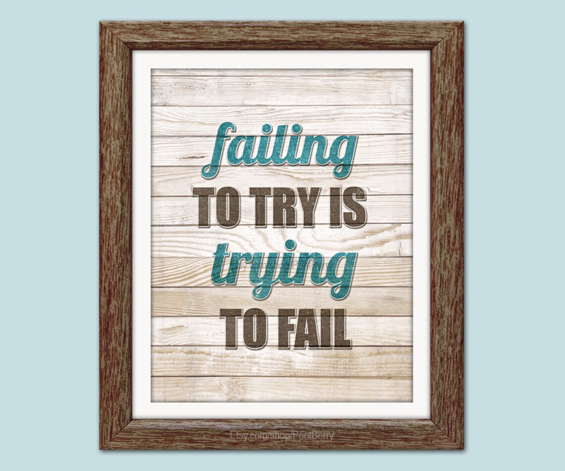 Printable Wood Sign Motivational Wall Decor Wood Quote Art | Etsy