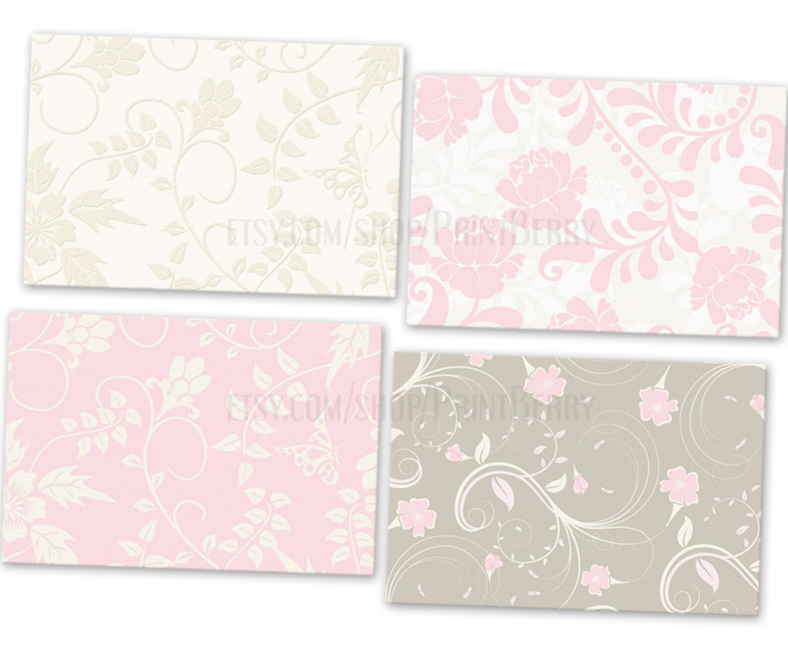 Floral Envelopes 4x6 Envelopes Printable Envelope Template - Etsy
