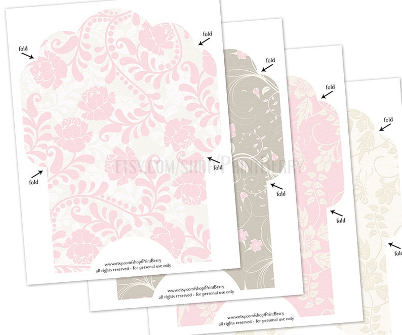 floral envelopes 4x6 envelopes printable envelope template etsy