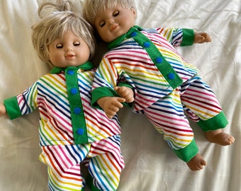 Bitty Twins Pajamas - Twin Doll Clothes