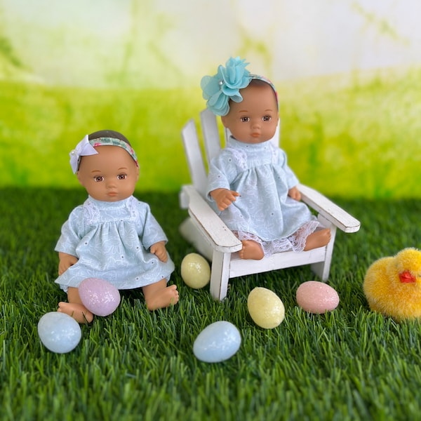 Easter Dresses for Caring for Baby Dolls - 8” Baby Doll Clothes