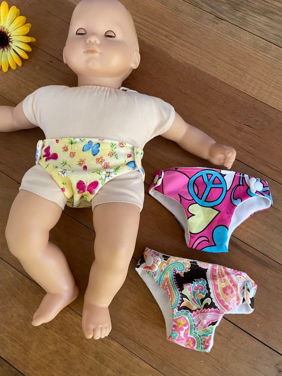 Cloth Doll Diapers Bitty Baby Diapers Etsy