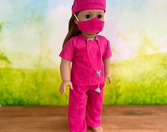 18” Doll Nurse - Scrubs for Dolls