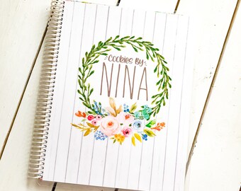 Small Business Cookie Planner  |  12 Full Months {You Choose Starting Month/Year} & choose favorite layout  |  PASTEL FLORAL FARMHOUSE