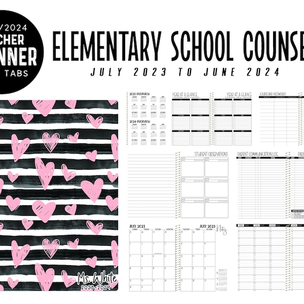 School Counselor Planner Etsy
