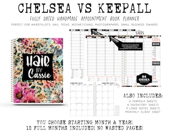 2024 Chelsea VS Keepall Appointment Book | Handcrafted Print Planner | 12 Full Months - You choose starting month & year | EXOTICA