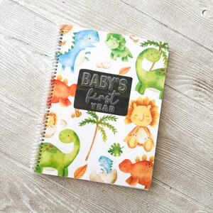 Handcrafted Baby Book | Boy&#39;s Baby Book | DINO