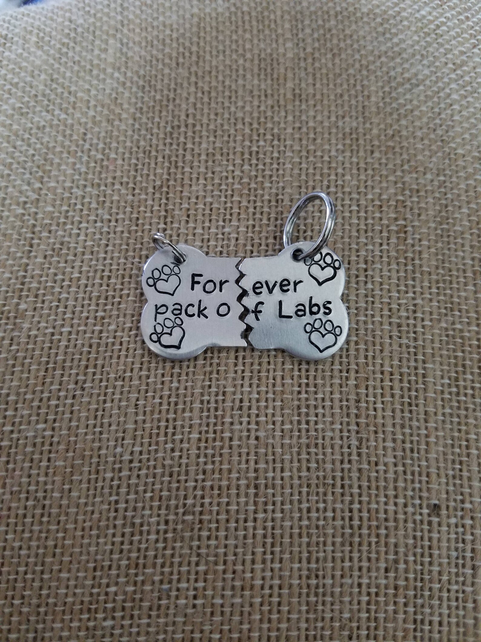 Matching Pet Key Chain and Collar Tag Dog Tag Best Friends Etsy