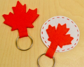 OH CANADA Key Chain Felt Hand Sewing Kit