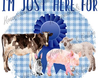 I'm just here for the animals, County Fair PNG, Livestock