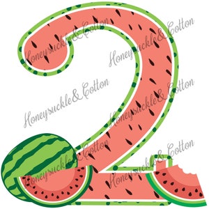 Watermelon 2nd Birthday, Melon PNG
