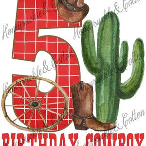 5e verjaardag Cowboy, Cowboy Verjaardag png