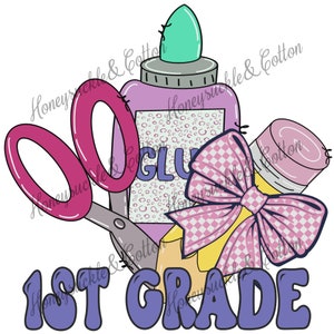 Coquette 1st Grade PNG, Ritorno a scuola, Scuola per ragazze