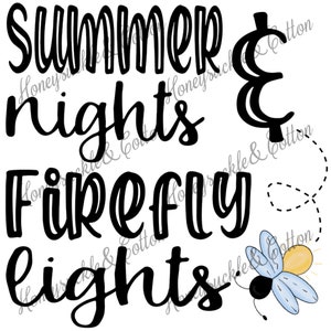 Summer Nights & Firefly Lights, Summer PNG