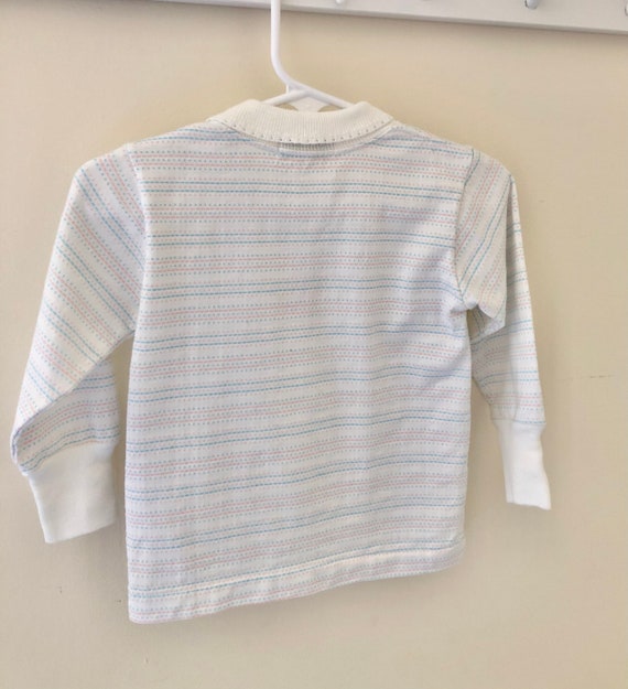 Vintage Toddler Ringer Tee - 60s 70s Health-Tex 2… - image 3