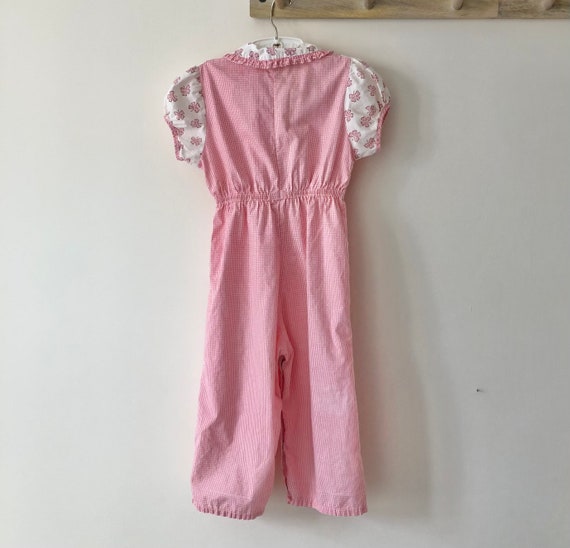 Vintage Toddler Overalls - 50s 60s Clover Honeysu… - image 7