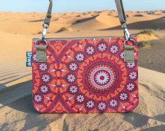 Sac bandoulière Mandala Rouge