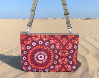 Sac bandoulière Mandala Rouge