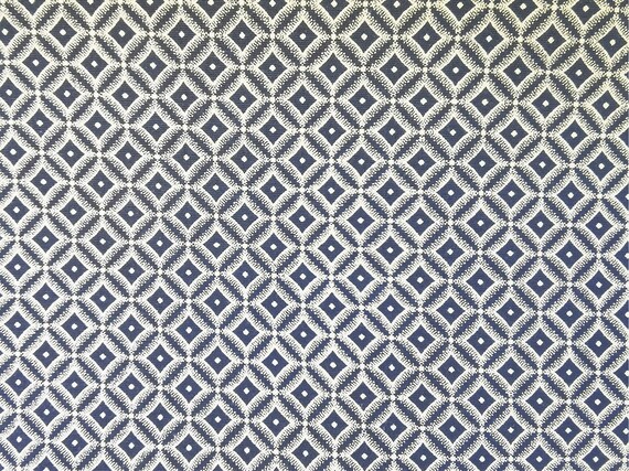 Tissu shweshwe Indigo - Da Gama - 100% coton  - commerce équitable