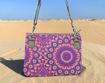 Sac bandoulière Mandala ROSE