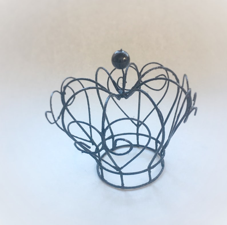 Gothic Crown Wire Crown Crown Cosplay Crown Renaissance Costume Small Crown Witch Crown Evil Queen Crown Black Crown
