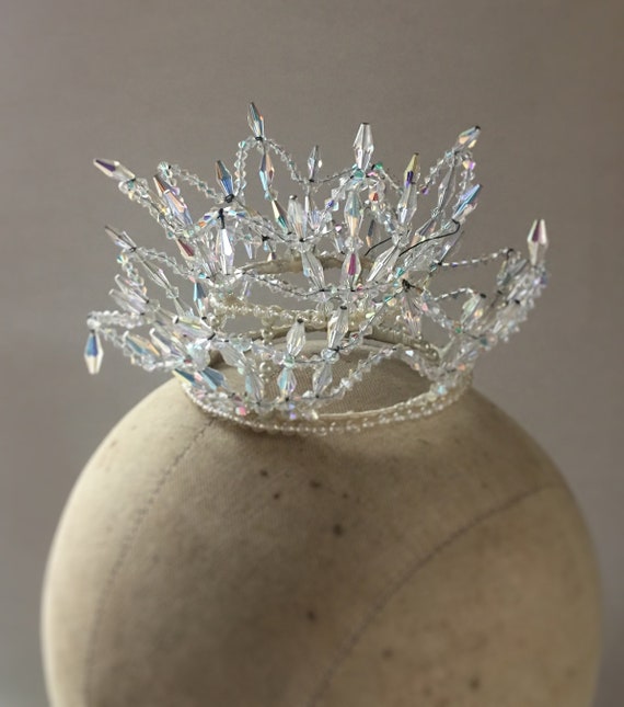 Crown Mardi Gras Princess Crown, Wedding Crown, V… - image 2