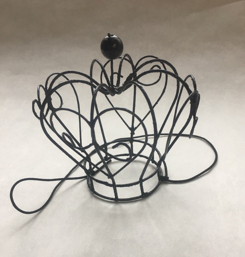 Gothic Crown Wire Crown Crown Cosplay Crown Renaissance Costume Small Crown Witch Crown Evil Queen Crown Black Crown