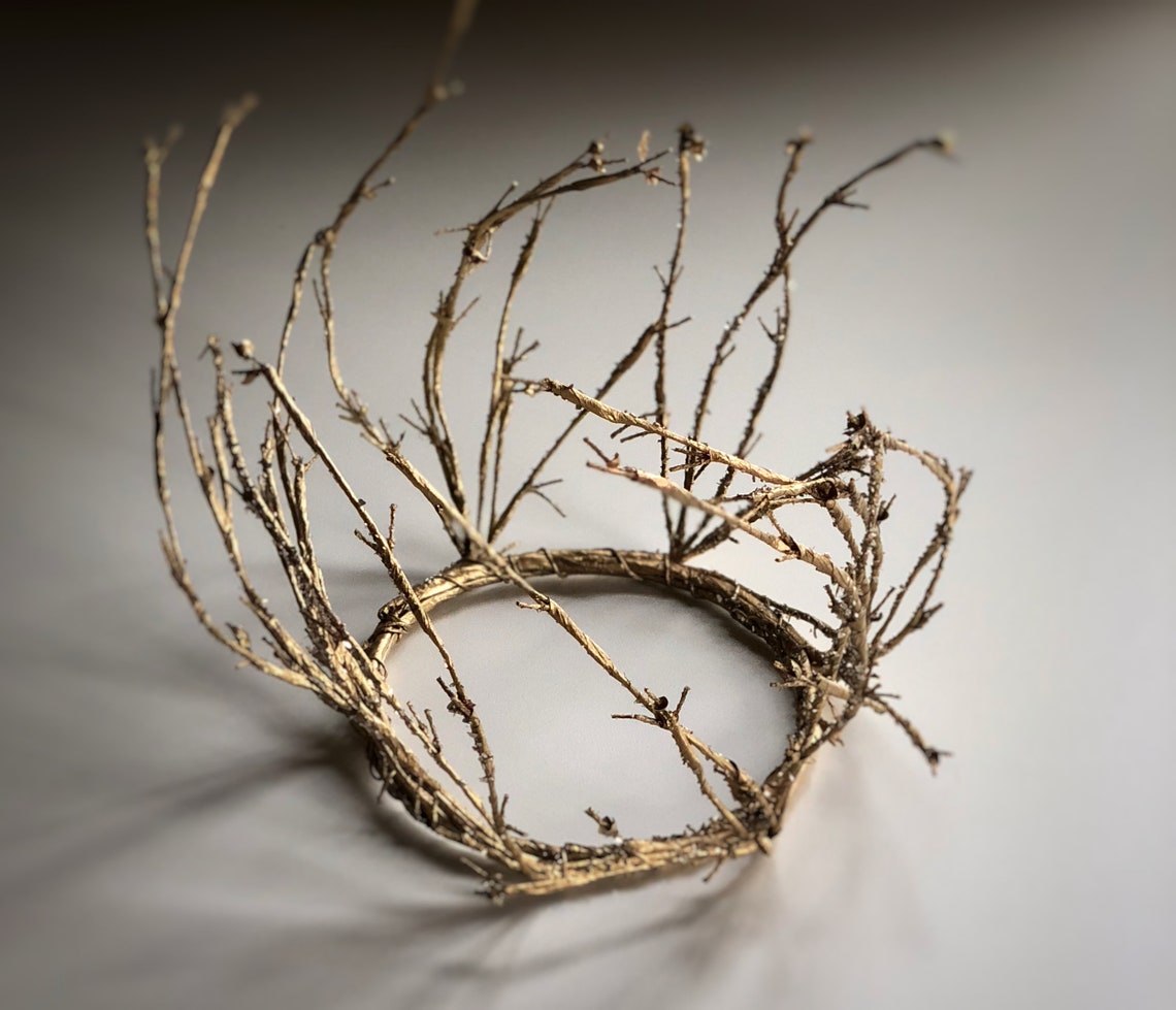 Crown Gold Crown Twig Crown Branch Crown Woodland Crown Etsy