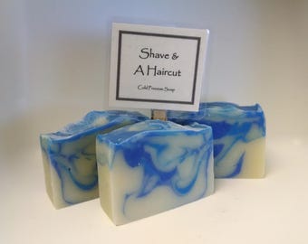 Shave and a Haircut Cold Process Soap Bar by Lavish Handcrafted